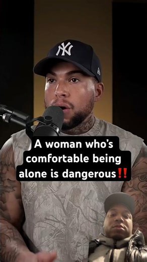If she’s comfortable with being alone she is dangerous #relationship #foryou #fyp