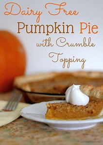 Vegan Pumpkin Pie with Crumble Topping