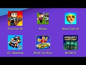 Hovercraft Takedown,Block City Wars,Minecraft Story Mode,Rixel Gun 3D,Roblox,Block Craft 3D