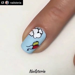 INTERMEDIATE DESIGN TUTORIAL by #Repost @nailsteria ・・・ Tutorial ...