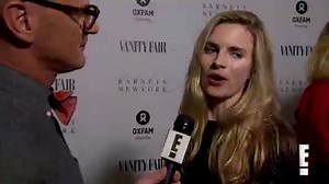 Brit Marling Gushes Over Hunky Costar Sam Worthington
