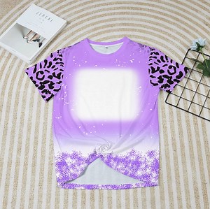 [Hot Item] Cotton and Polyester Mix Unisex T Shirts in Bulk Sublimation White Blank Tshirts for Kids Wholesale