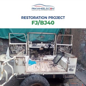 Metal Therapy: Toyota FJ/BJ40 restoration project with slight modifications. Read the complete story: http://ow.ly/hayk50BjUV3 | PakWheels.com