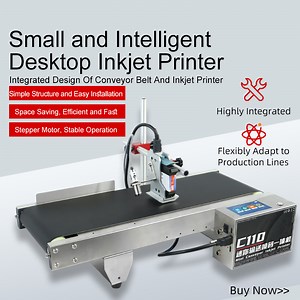 [Hot Item] C110 Small Conveyer Inkjet Printer Date Qr Code Barcode Multi-Functional Coding Machine