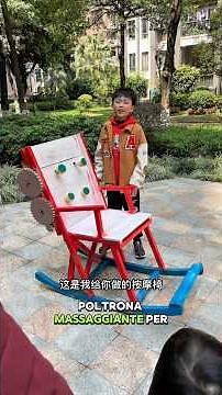 Massage Chair Made with Love for Grandma 🪵💆