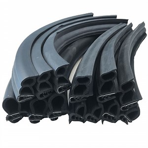 [Hot Item] Flexible EPDM Rubber Trim Seal with Foam Side Bulb Metal Insert