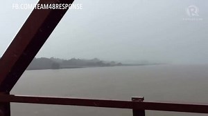 Cagayan river water level rises as #LawinPH approaches landmass. More updates on rappler.com/lawinph Video taken by Team 48 Response | Move.PH