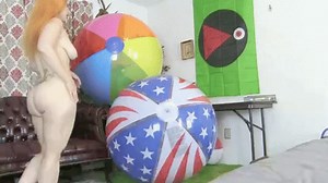 Custom Clip: Deflating My Big 50 inch Beach Balls - mp4
