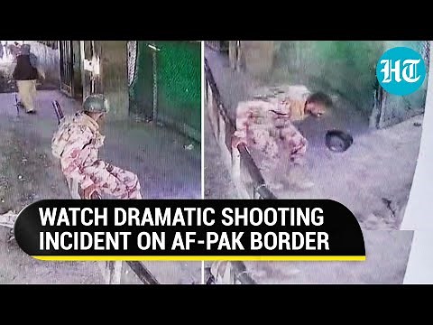 Pak Soldier Runs For Life As Taliban Fighter Stuns Him With Surprise Firing On Afghan Border | Watch