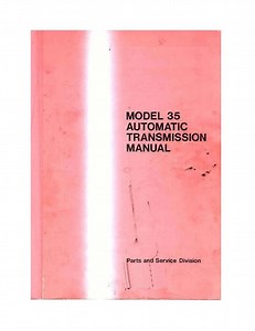 Fits Borg Warner - 35 Automatic Transmission Service Repair & Parts Manual - Etsy UK