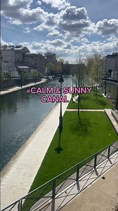 Sunlight on the Canal in Paris ☀️ #Paris #ASMR #Travel