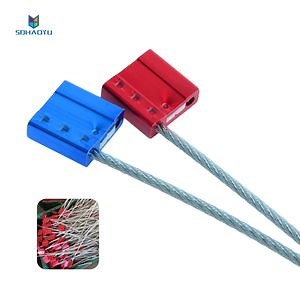 [Hot Item] Hycs-D07 Hot Sell Security Container Metal Tamper Proof Cable Seal with Logo and Serial Number