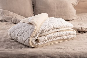 Wool Pad Topper, Natural Wool Pad Protector, Natural Linen Pad, Wool and Linen Topper, Merino Wool Topper - Etsy