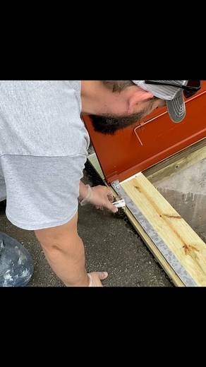 Filling in a gap between my bulkhead and driveway. #diy #construction #blacktop Subscribe to my YT channel for a ton of detailed home repair videos. #TheFixer | The Fixer