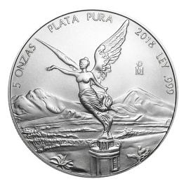 2018 Mexican Libertad Silver Coin 5 oz