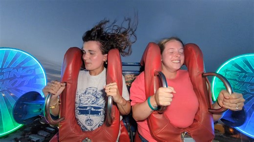 1.9K views | Brittney & Jayla | Slingshot & Vomatron at Indy Speedway | Facebook