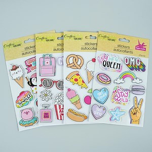 [Hot Item] Custom Paper Crafts Stickers 3D Stickers Glitter Stickers Scrapbooking Sticker