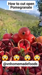 How to cut open Pomegranate! Follow for more: https://www.instagram.com/vnhomemadefoods/ https://www.facebook.com/groups/vietnamesehomemadefood International Homemade Foods: https://www.facebook.com/groups/759059514952655/ Credit: Aon Riley #fruits #fruit #pomegranate #pomegranateseeds #cut #howto #knife #reels #reelsvideo | Bugatti Nguyen