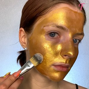 2.2M views · 2.1K reactions | Say goodbye to pimples with a gold concealing mask! | Tips & Tricks | Facebook