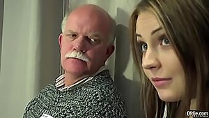 Grandfather's sexual encounter with teenage girl in group setting involving oral and anal sex - Watch Hot XXX Video