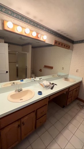 Before/After love this one! #greatcistomers #greatfull #bathroom #remodel #shower #vanity #lovewhatyoudo #perfectyourcraft #guru #illuminiche #kohl #placeforpros | SK Quality Solutions LLC
