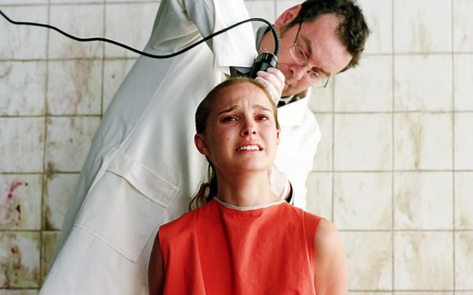 Natalie Portman famously shaved her head on camera in the dystopian action movie V for Vendetta. Now on Netflix. | Netflix