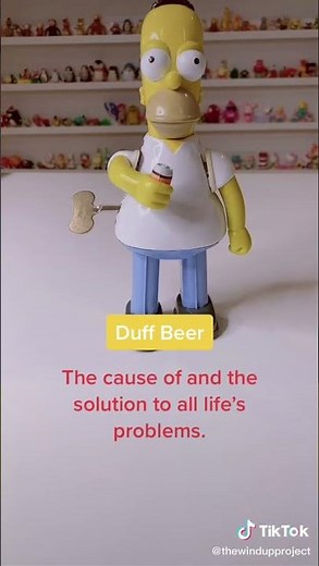 Homer Simpson with his Duff Beer #shorts Don't forget to subscribe 😉