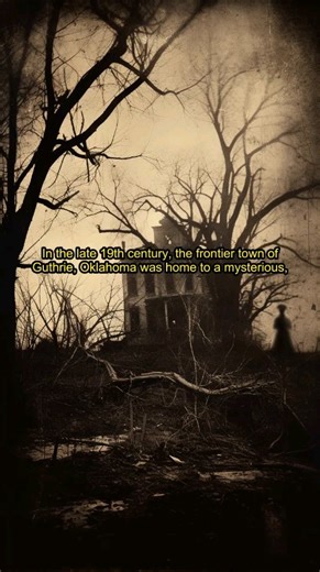 The mansion spectre of Guthrie, Oklahoma. . . #spooky #creepy #horror #hauntings #history #supernatural #paranormal #ai #mwm #tintype #folklore #folktale #cryptid #1800s | Merge with the Machine