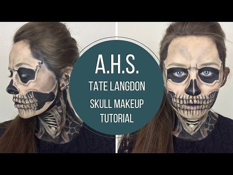 Skull Makeup Tutorial - American Horror Story Tate
