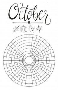 OCTOBER HABIT TRACKER: Hand-drawn October Themed Habit Tracker - Etsy Australia