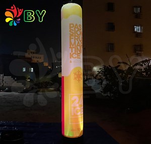 [Hot Item] Large Inflatable Printing Pillar, Inflatable Display Tube