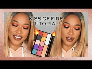 REVOLUTION | KISS OF FIRE PALETTE TUTORIAL