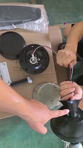 Ceiling Fan with Remote Control 40" Modern Timer No Light Ceiling Fans with 3 Blades 6-Speed Noiseless Reversible DC Motor for Patio Living Room Bedroom