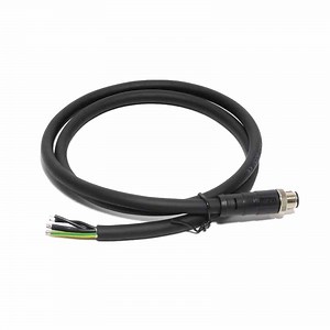 [Hot Item] M12 3 Pin 4 Pin Right Angled Sensor Cable Waterproof Connector Plug M5 Circular Wire Harness