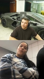 A menina se impressionou com o Bugatti Chiron