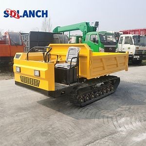 [Hot Item] Track Dumper Mini Crawler Rubber EPA Self-Loading 500kg 800kg 1000kg with Lift and Crane for Sale