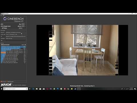 Cinebench R20 Ryzen 2700