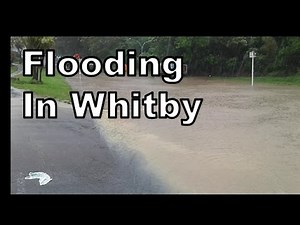 Flooding in Whitby