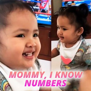 Tali delights her parents again: this time the girl has learnt to count | Kami.com.ph