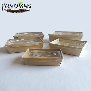 [Hot Item] Eco-Friendly Paper - Rectangle Disposable Take out Container Box