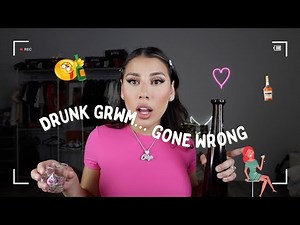 DRUNK GET READY WITH ME *I blacked out* 😭😗