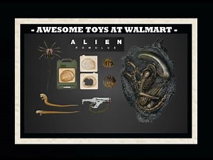 Really AWESOME Toys At Walmart - Alien Romulus - Action Figures - Science Fiction - Scary Movies -