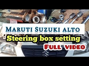 How To Rebuild a Steering Rack | Suzuki Maruti Steering Box Repair