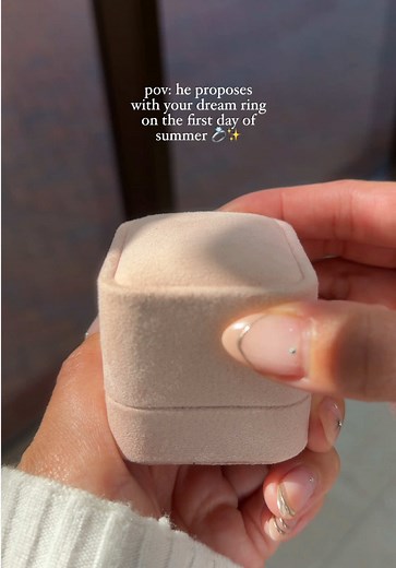 5ct Oval Engagement Ring: Proposal on Summer's First Day!