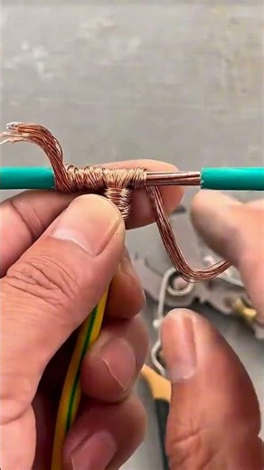Quickly Securing Electrical Cables with Wire Ties | Firm and Neat Connection