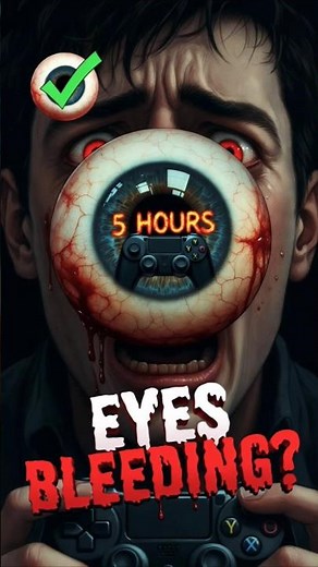 5 Hours of Gaming Is Destroying Your Eyes | Screen Damage Explained