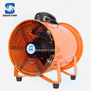 [Hot Item] 12inch Fume Extractor Fan 220V Single Phase Portable Metal Exhaust Fan with Flexible Hose