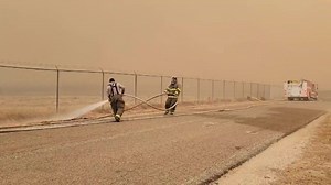 Fire heading towards Guymon, OK. Evacuations underway. | Jonathan Petramala Storyteller
