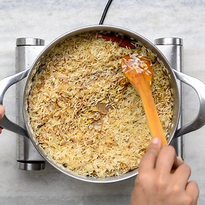 Pilaf is a flavourful alternate to plain rice and works as a side to any of your favorite meat dishes. Cooked in stock with caramelized onions, dry fruits, mild spices, and butter, it is rich and aromatic. Recipe Link:https://theflavoursofkitchen.com/rice-pilaf-with-dried-fruit-and-nuts/ | The flavours of kitchen | Facebook