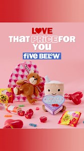 cue the heart eyes. send more xoxo, spend less $$ with five below. | Five Below